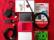 Elecrow 10 in1 Ras pi 3 Kit Raspberry Pi 3 Model B Board+3.5 HDMI Display GPIO+Acrylic Case+16G Memory Card for Linux Beginner