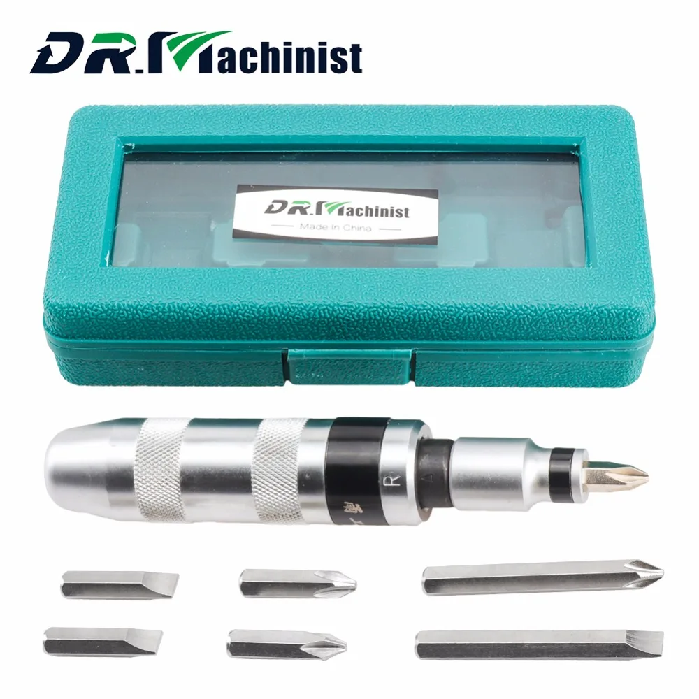 

DR.Machinist 8PC Strong Steel Impact Screwdriver Set Multi Heavy Duty Hand Impact Drive Chisel Bits Automotive Repair Tool