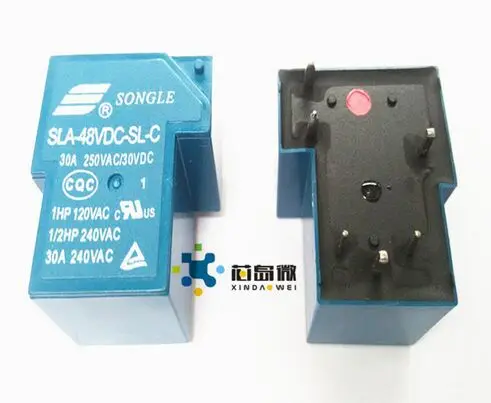 SLA-48VDC-SL-C 48VDC 30A DIP6 T90 SONGLE RELAY 1From C New and original | Электрооборудование