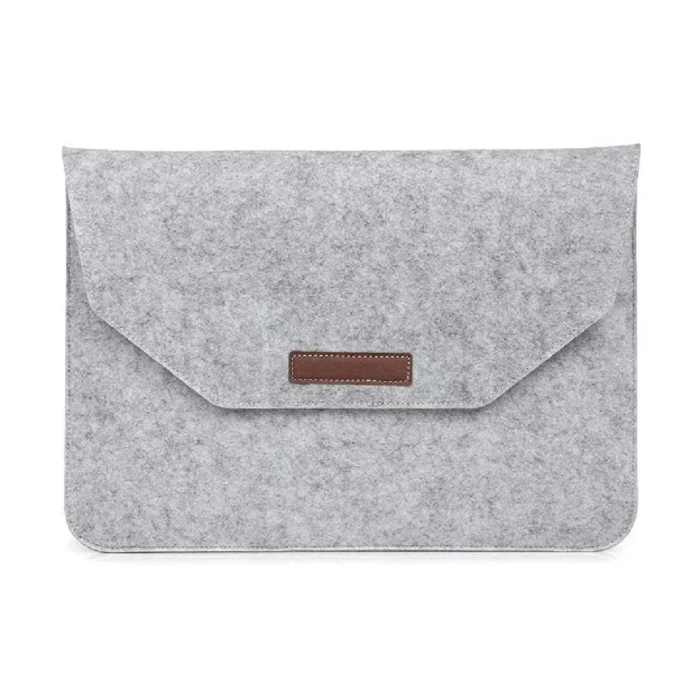 Soft Wool Felt For Macbook Air 13 Sleeve Pro 13 Laptop Sleeve For Macbook Air 11 Retina 12 13 15 Sleeve Case Mouse USB Cable Bag (2)