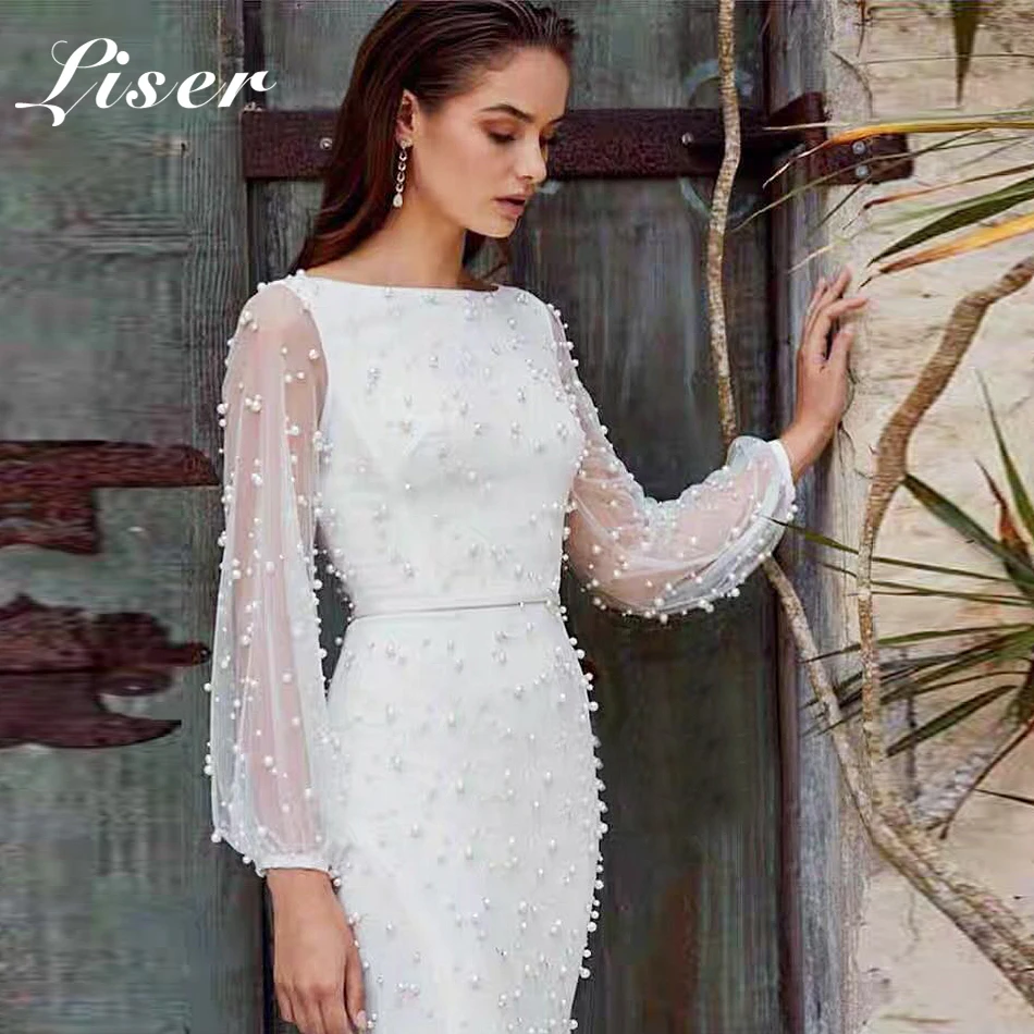 

Liser 2019 New Spring Women Dress O Neck Beaing Dress Sexy Bodycon Elegant Evening Party Black White Dresses Vestidos Wholesale