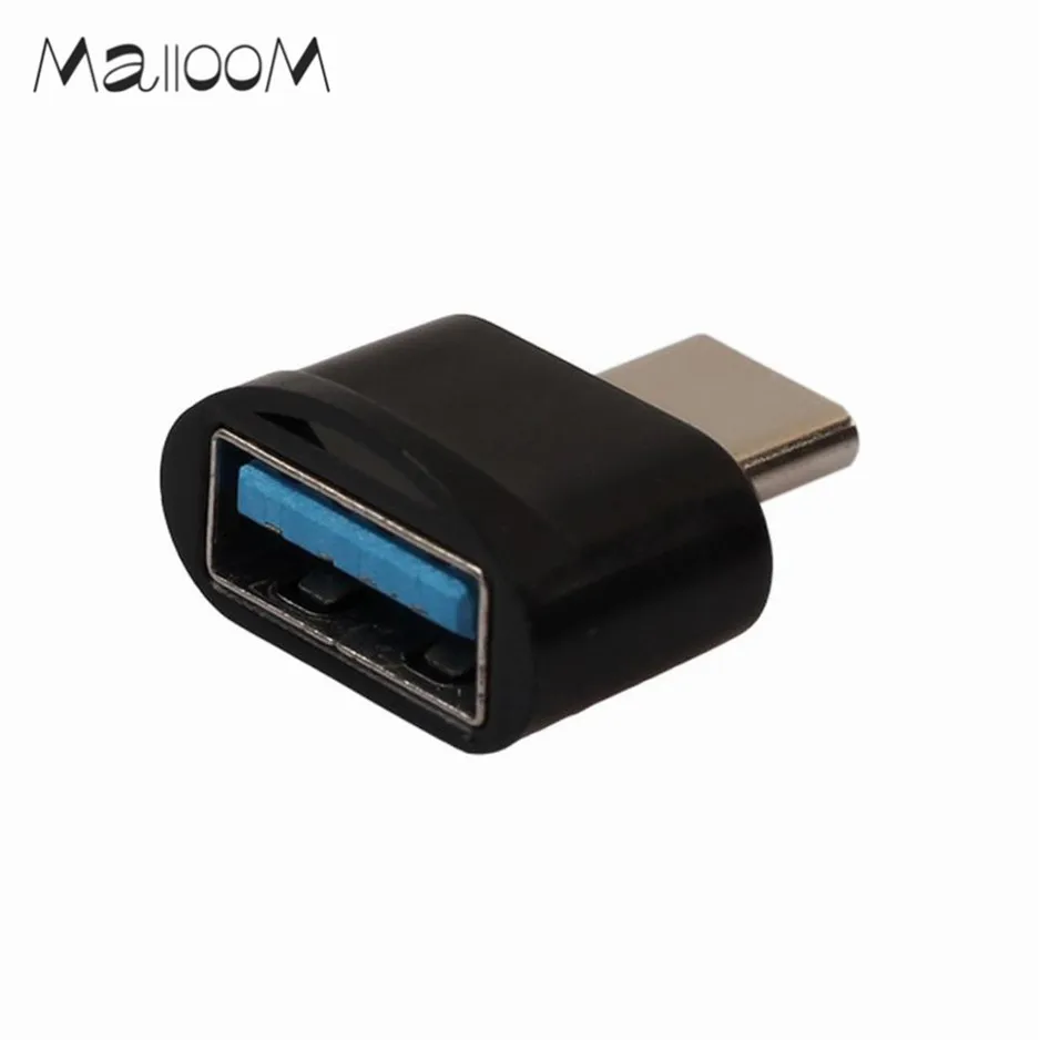 Malloom USB-C type-C штекер USB Женский мини-адаптер OTG 2,0 конвертер для samsung Galaxy Note 8 Прямая поставка