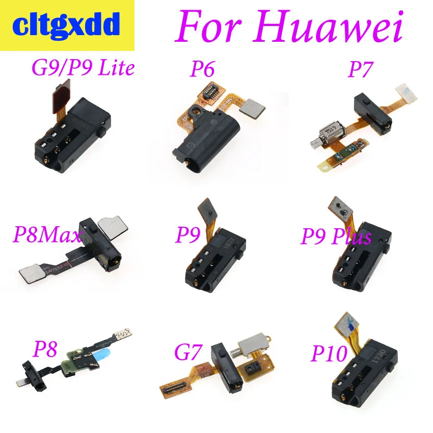 Наушники cltgxdd аудиоразъем для наушников гибкий кабель Huawei P7 P8 Max P9 Lite P10 G7 G9