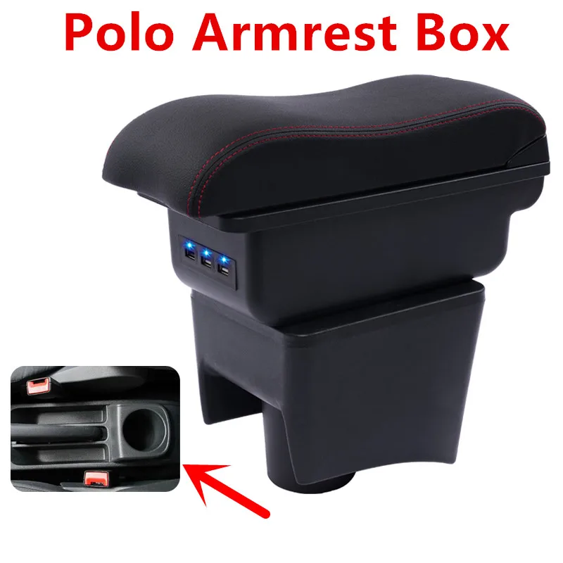 Dual Layer Tray Armrest For Citroen C4 2004-2010 Arm Rest Center Console Box