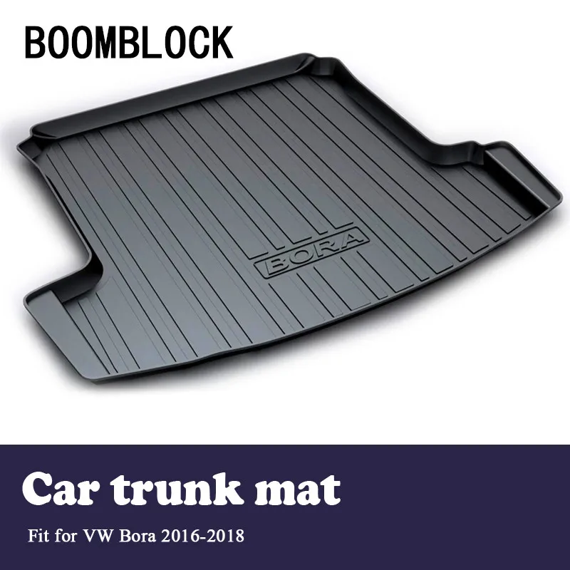 

Auto Car Cargo Liner rear trunk mat For Volkswagen VW Bora 2018 2017 2016 Luggage Tray Anti Slip Floor Mat Floor Mat Accessories
