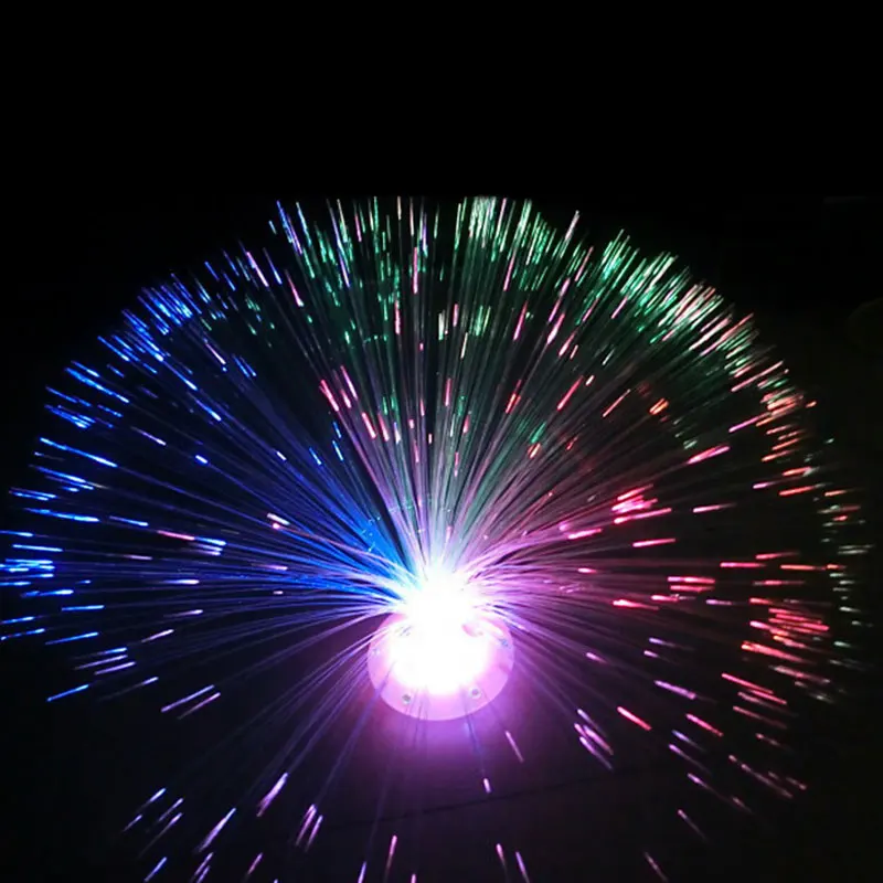 

Colorful Fiber Optic Flower LED Fiber Optic Night Light Indoor Decoration Children's Holiday Gift Flash Light
