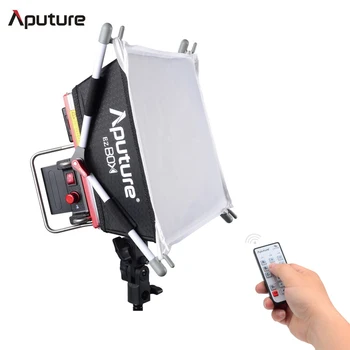 

Aputure Amaran Tri-8S Daylight Dimmable Led Video Light Panel w/ EZ Box Diffuser Two Batteries 2.4G Remote Controllers -V Mount