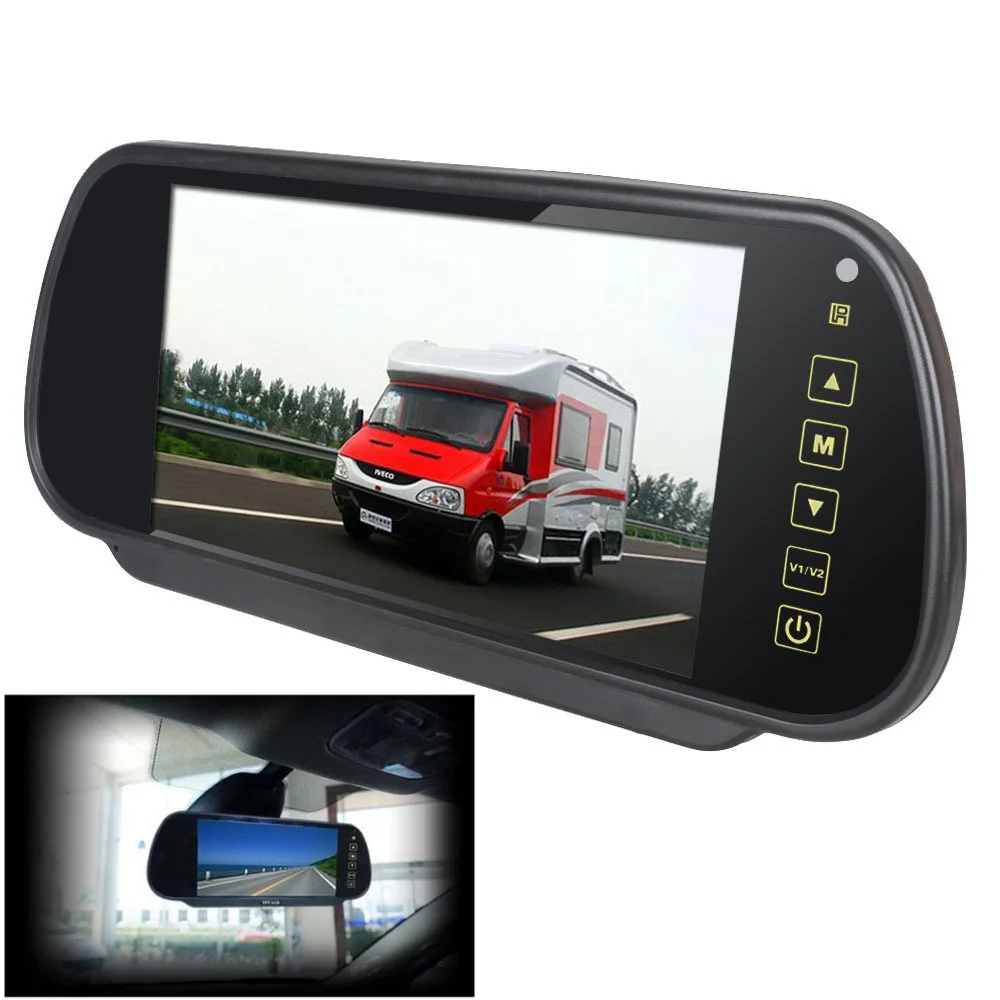 Monitor System W// Camera /& Remote Pyle 4.2/'/' TFT Rear View Backup Mirror