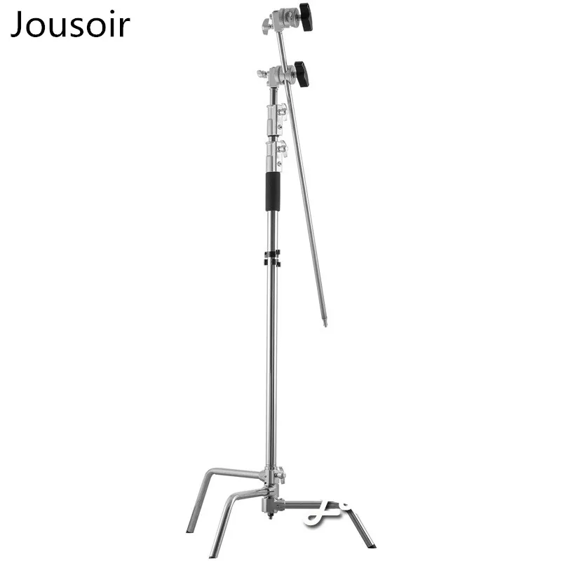  Professional magic leg C frame film large light stand with silver - white stainless steel bracket C