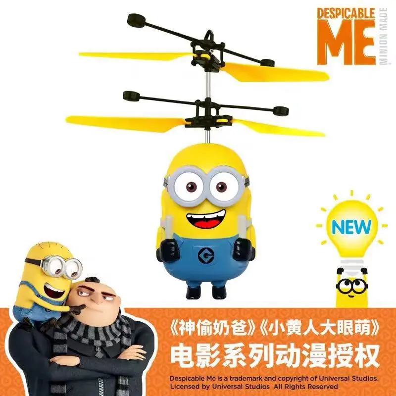Mini RC Despicable Drone Minions Helicopter Quadcopter Drone Flying Sensory Toy For Kids