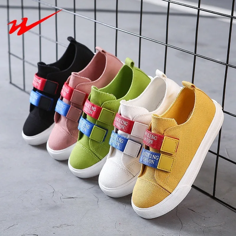 

DOUBLESTAR MR 2018 Spring New Pattern Children's Sport Running Shoes Children Canvas Kids Magic Subsidies Brand Sneakers