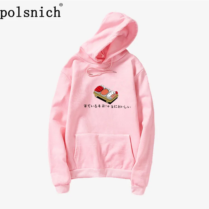 

2019 Hoodie Women's Sweatshirt with Cap K Popular Hoodie New kpop Lady Female exo blackpink Japanese Sushi