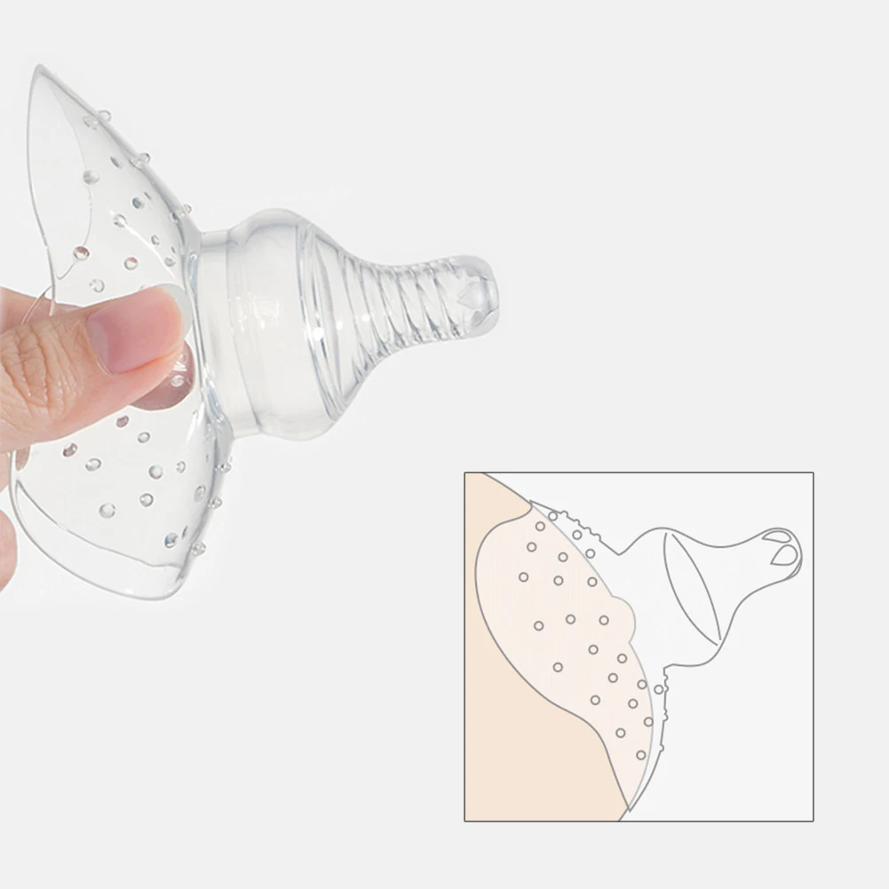 Практичный молокоотсос для беременных, защита для сосков, дизайн бабочки, силиконовые щитки для грудного вскармливания, аксессуары для детей