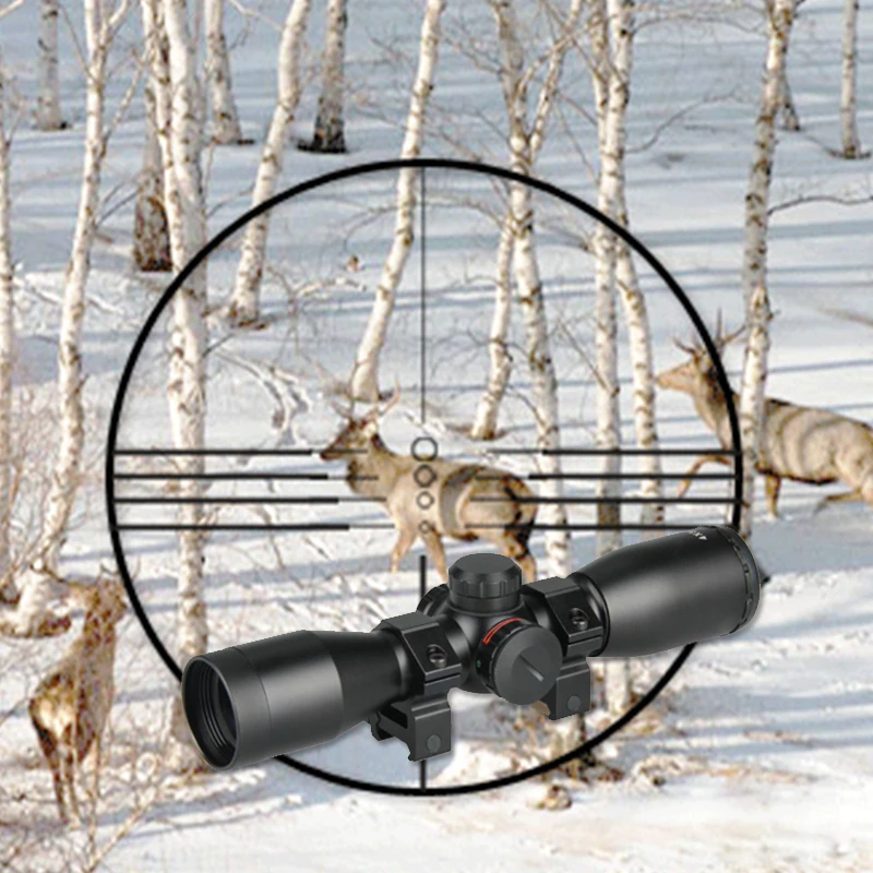Ângulo de Visão do Objetivo Nova Chegada Rifle Scope Caça 4.8 Gs1-0257 Ppt 4×32