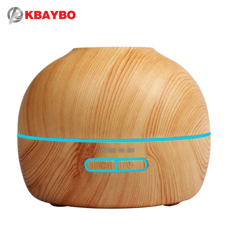 

Aroma Essential Oil Diffuser Ultrasonic Cool Mist Air Humidifier Wood With Color LED Lights Aromatherapy Mist Maker for Home Spa