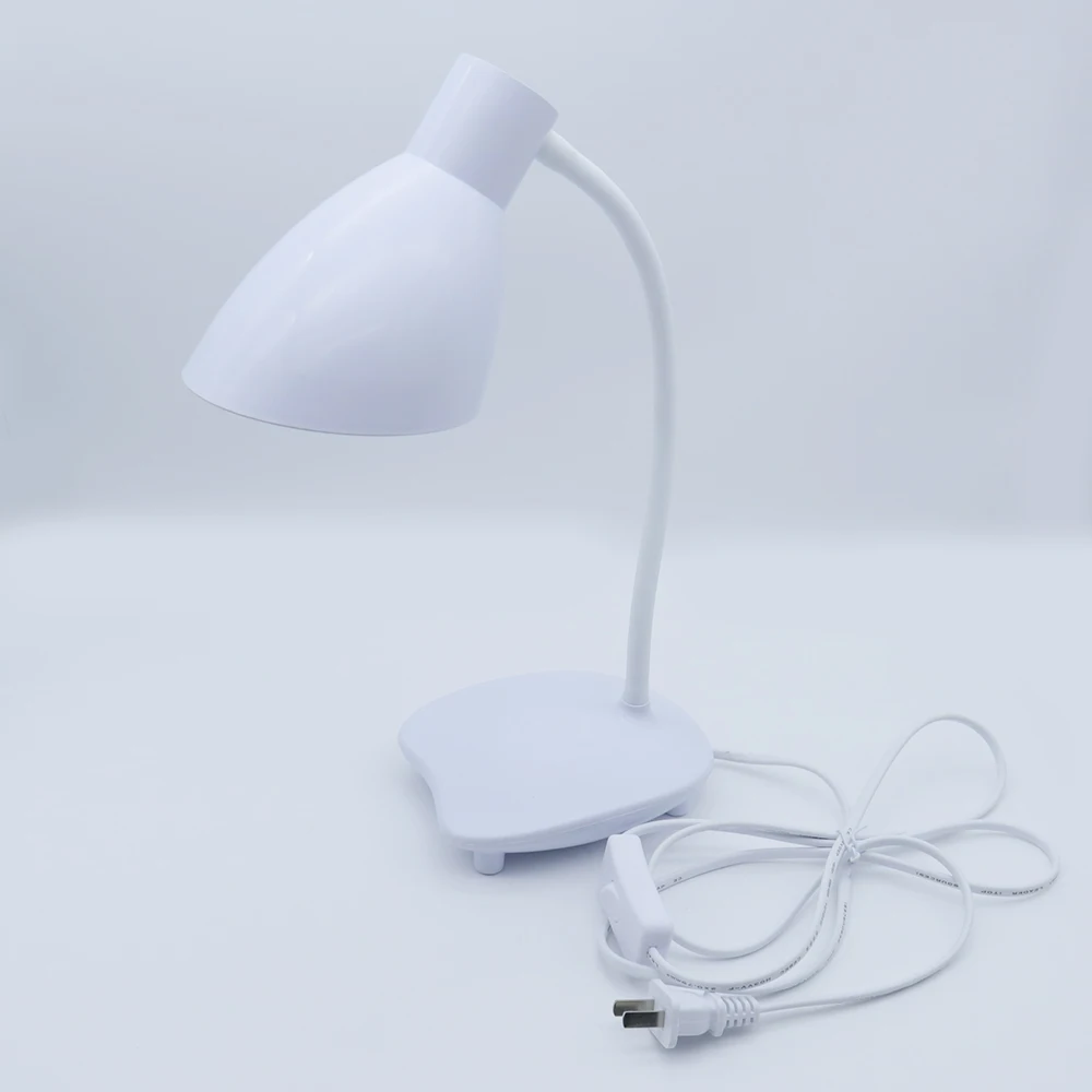 Desk Lamp with on/off switch EU/US Plug flexible table Lamp For Home Office Study Reading Light