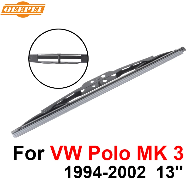 QEEPEI Rear Windscreen Wiper No Arm For VW Polo MK 3 1994 2002 13'' 3/5