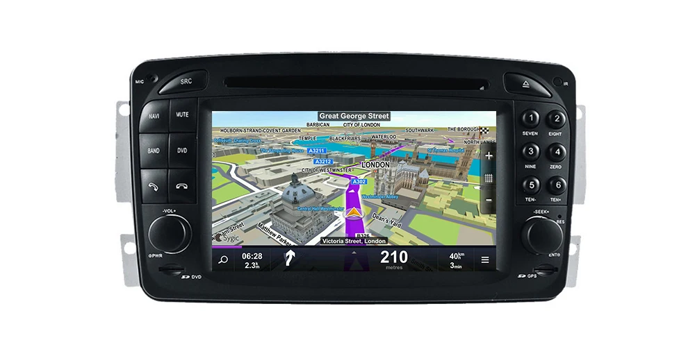 Excellent Android 8.0 up GPS 2 Din Autoradio System For Mercedes Benz E Class W210 1995~2003 NTG Navigation Map Car DVD Multimedia player 13