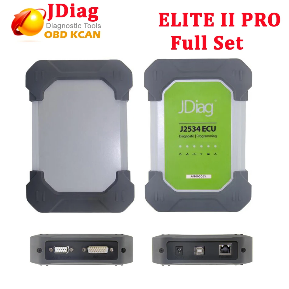 

DHL Free JDiag J2534 full set JDiag II Pro same as Autel MS908Pro 100% Original JDiag Elite auto diagnostic & ECU programmer