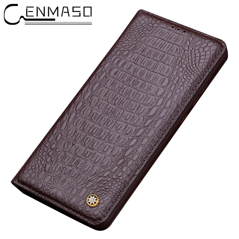 

For Huawei P20 lite flip case Retro Vintage luxury Business cowhide cover for Huawei P20 Pro case smart Genuine leather coque