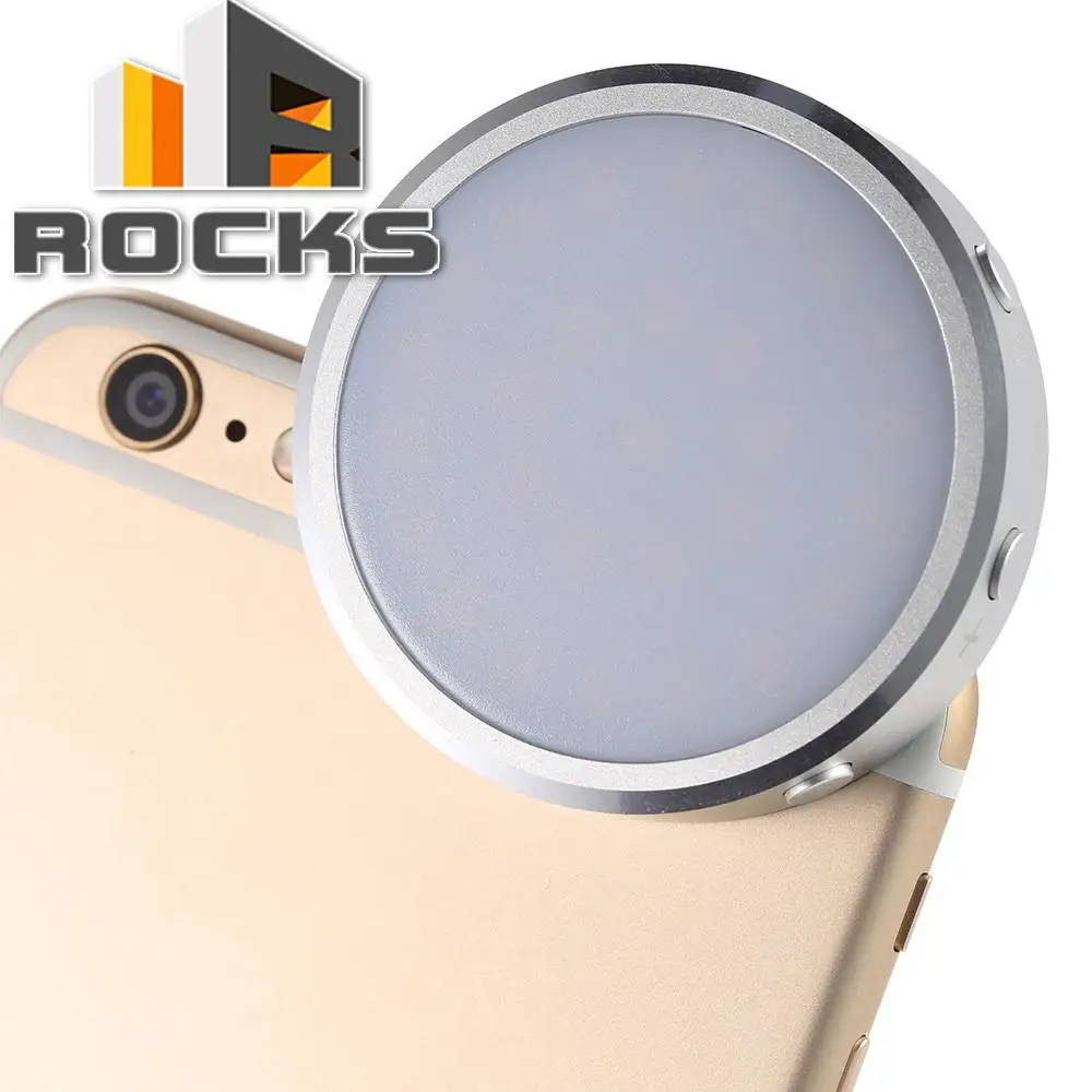 YONGNUO Phone Flash Mini Smartphone Clip Selfie LED Flash Light Synchronous Auto Flash Speedlite for i6s Plus 6  golden silver