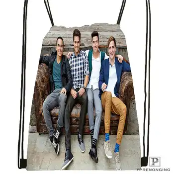 

Custom Big-Time-Rush-in-Cologne- Drawstring Backpack Bag Cute Daypack Kids Satchel (Black Back) 31x40cm#180611-01-06