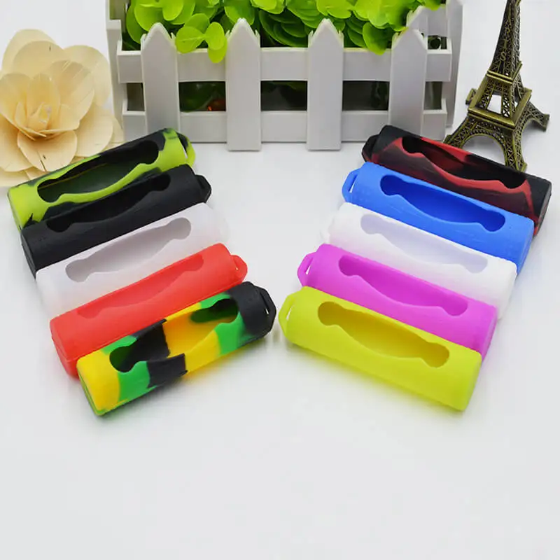 

5PCS Portable 21700 Battery Protective Silicone Case with Different Colors
