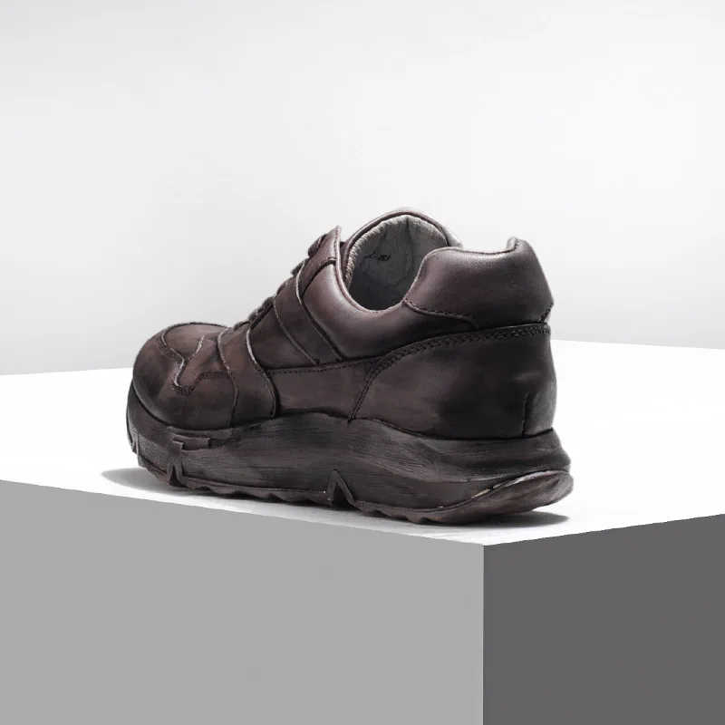 Genuino Transpirable Hombres Vaca Hombre Del Los Cuero Primavera amarillo Todo fósforo Moda De Casuales Negro Piel Botas Zapatos Ocio Zapatillas Deporte TwxIvq