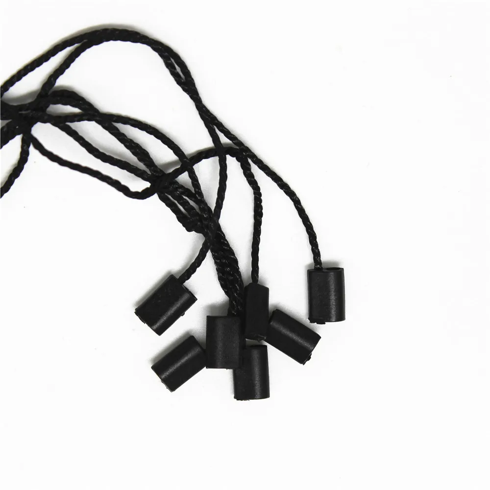 300 шт./лот веревка для одежды 7 дюймов Черная бирки|tag rope|hang tag stringtag string |
