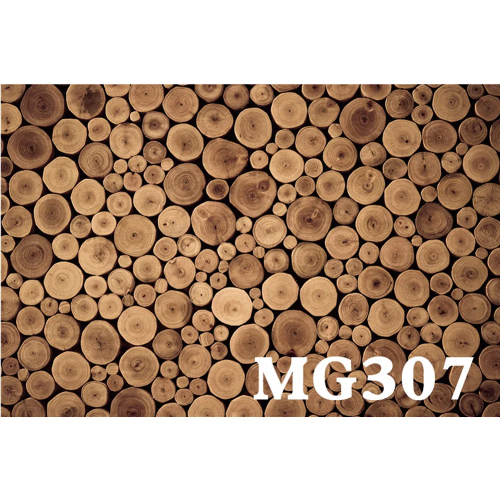 

LB Cross Section Of Wood Pattern Newborn Baby Customized Vinyl Photography Photo Background Studio Children Backdrop Decoration