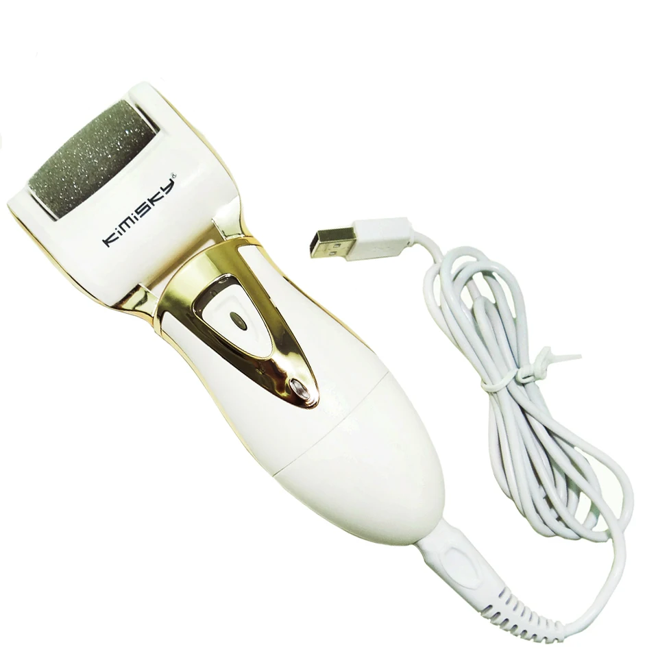 Ferramenta de Cuidados com os Pés Removedor de Pele Kimisky Luxo Recarregável Pedicure Cuidados Pessoais pé Esfoliante Elétrica Pés Morta Cabeças Rolo 10 Cheap Instrumento cuidados c pés
