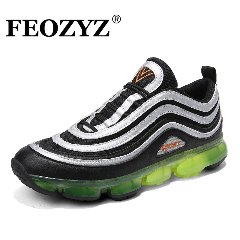 

FEOZYZ Bullet Running Shoes Men Shock-Absorbing Full Air Sole Men Sneakers Zapatillas Hombre Deportiva Sport Shoes Man