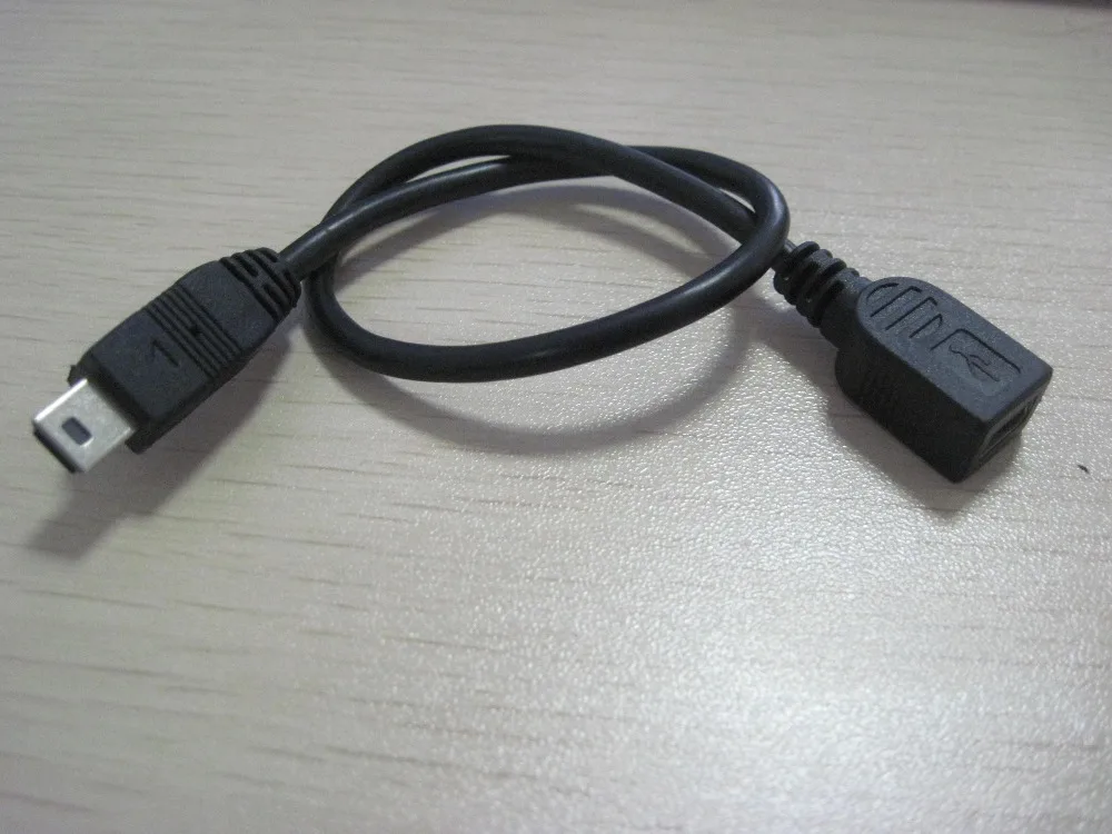 Mini USB Data Sync Charge Cable 5Pin Mini B Male to Female
