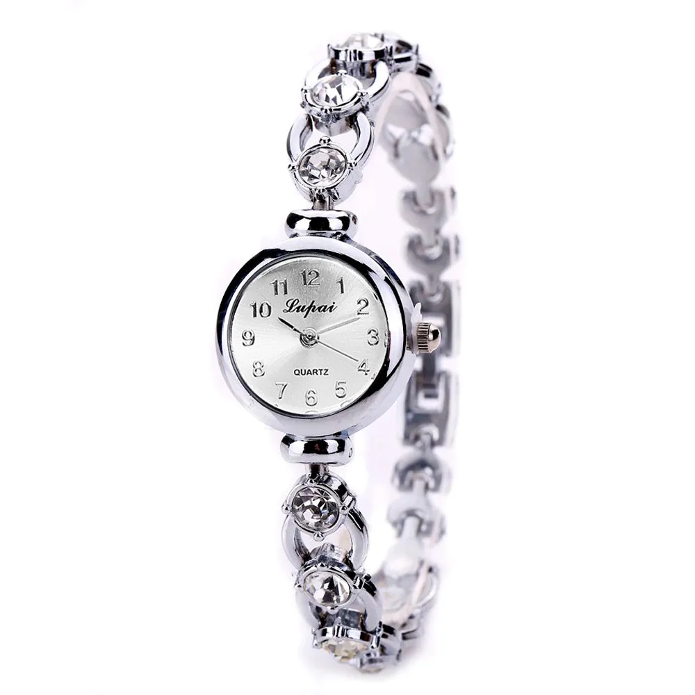 LVPAI Vente chaude De Mode De Lux Femmes Montres Femmes браслет Montre часы Кристалл нержавеющая сталь женские часы Роскошные#15