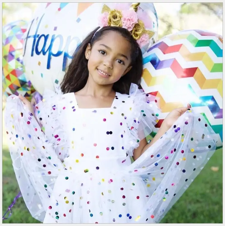 

children's dresses at the prom shimmer and shine fashion girls dot-knot dress toddler girl elegant carnival sundress