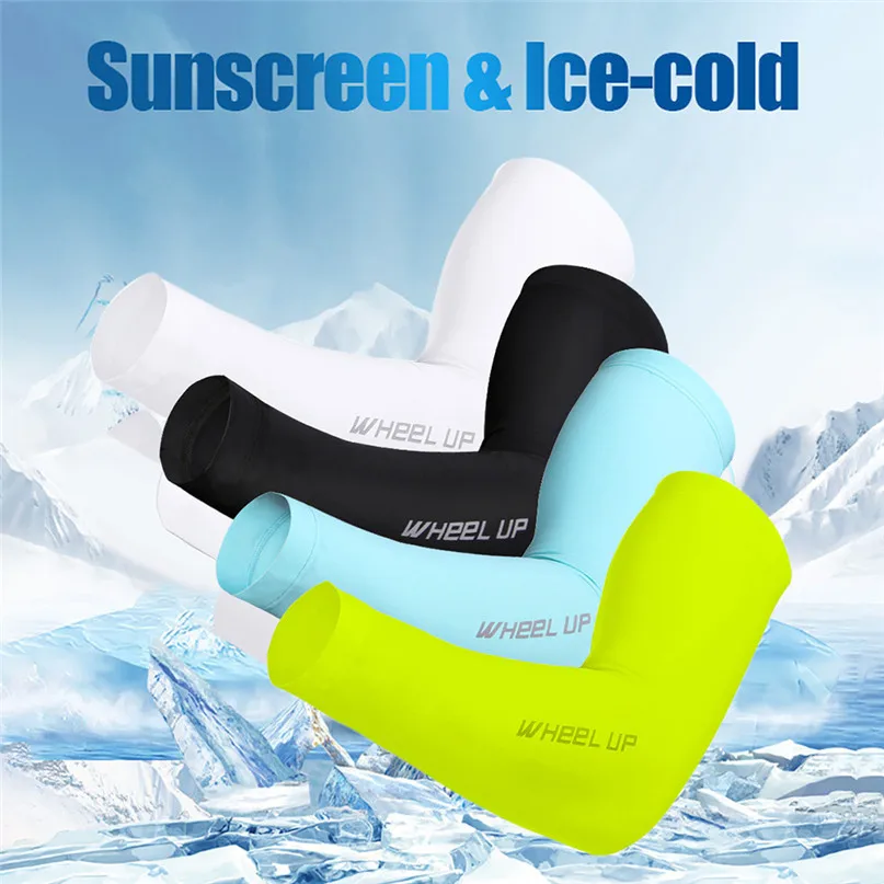 

UV Sun Protection Cover Fishing Gloves For Sports Golf Bicycle Fishing Sports Running Elbow Arm Warmers MTB Bike Arm Guard M28