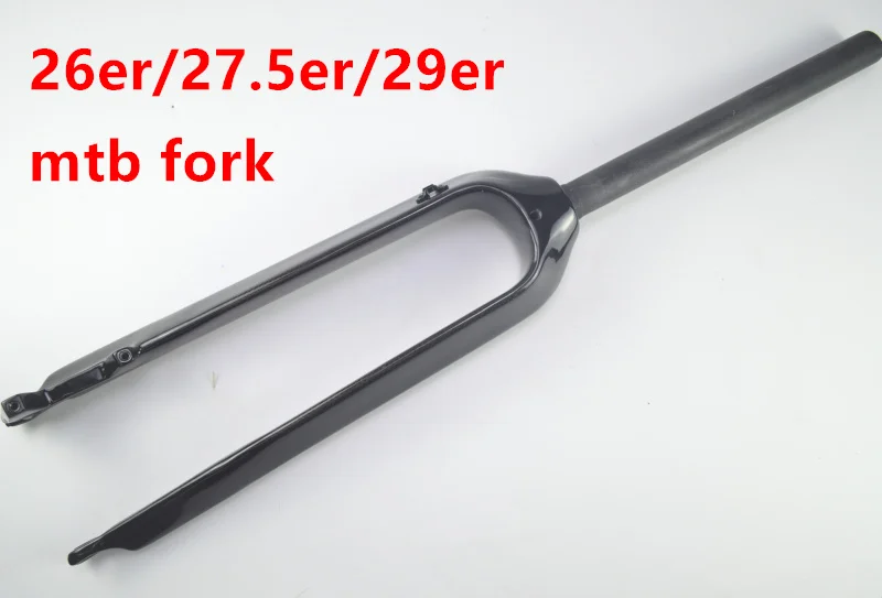 Углеродная вилка для горного велосипеда твердая углеродная полноразмерная
