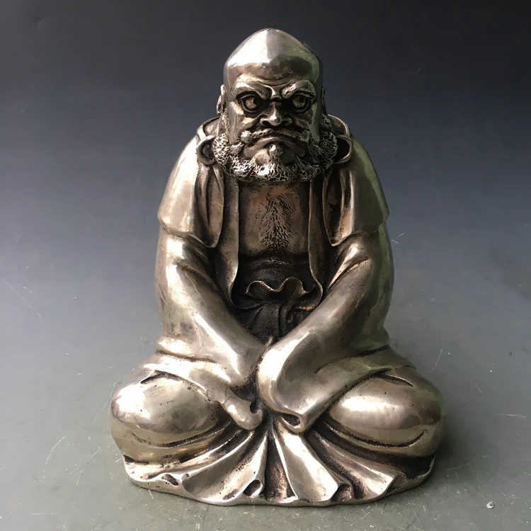 

Details about Collection of handmade Tibetan silver BODHIDHARMA Buddha Buddha