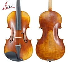 Мастер ручной работы Подгонянная старинная скрипка 4/4 натуральный клен профессиональная скрипка s скрипка o El скрипка