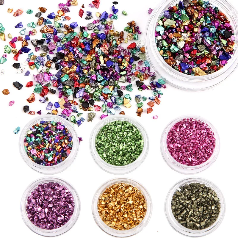 

Multi-size Glass Nail Rhinestones For Nails Art Decorations Crystals Strass Charms Partition Mixed Size Rhinestone Set
