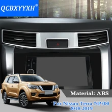 QCBXYYXH ABS для Nissan Terra Navara NP300-, автомобильная средняя розетка, рамка с блестками, Центральная крышка, Внутренние Декоративные наклейки