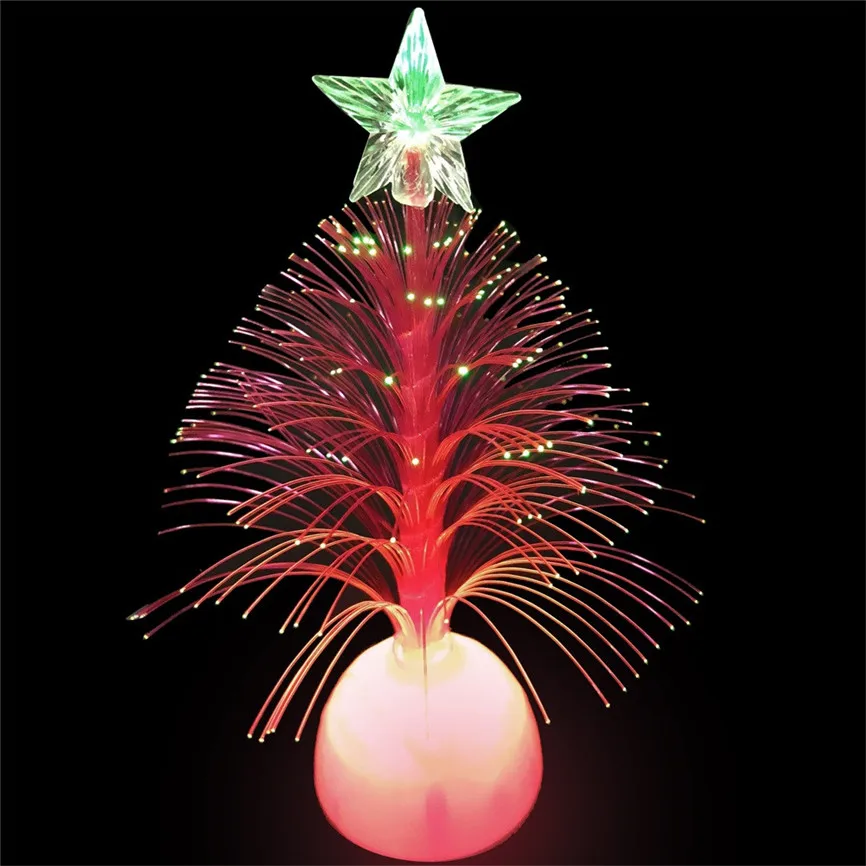 Мини светодиодный новогодний елочный цвет, меняющий мини рождественскую елку для дома, настольный праздничный декор, очаровательные домашние enfeies De Natal Nov#2