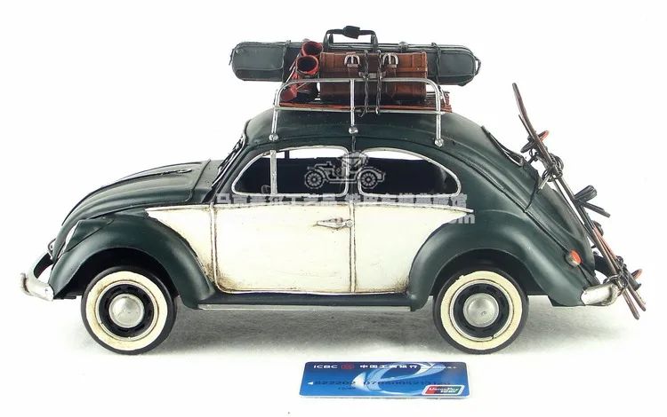 Хит, классический двигатель, Ретро стиль, Volkswagen Beetle, модель автомобиля 1938, креативная мини железная модель, лучший подарок, украшение для дома, бара