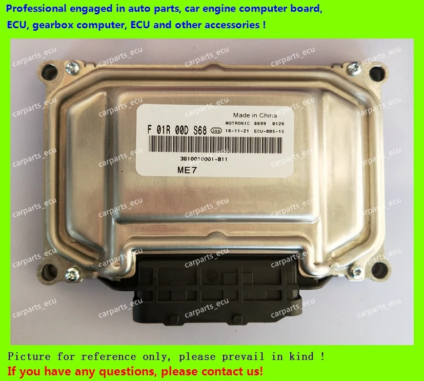 

For car engine computer board/ME7.8.8/ME17 ECU/Electronic Control Unit/Zotye/F01RB0DS68 3610010001-B11/F01R00DS68