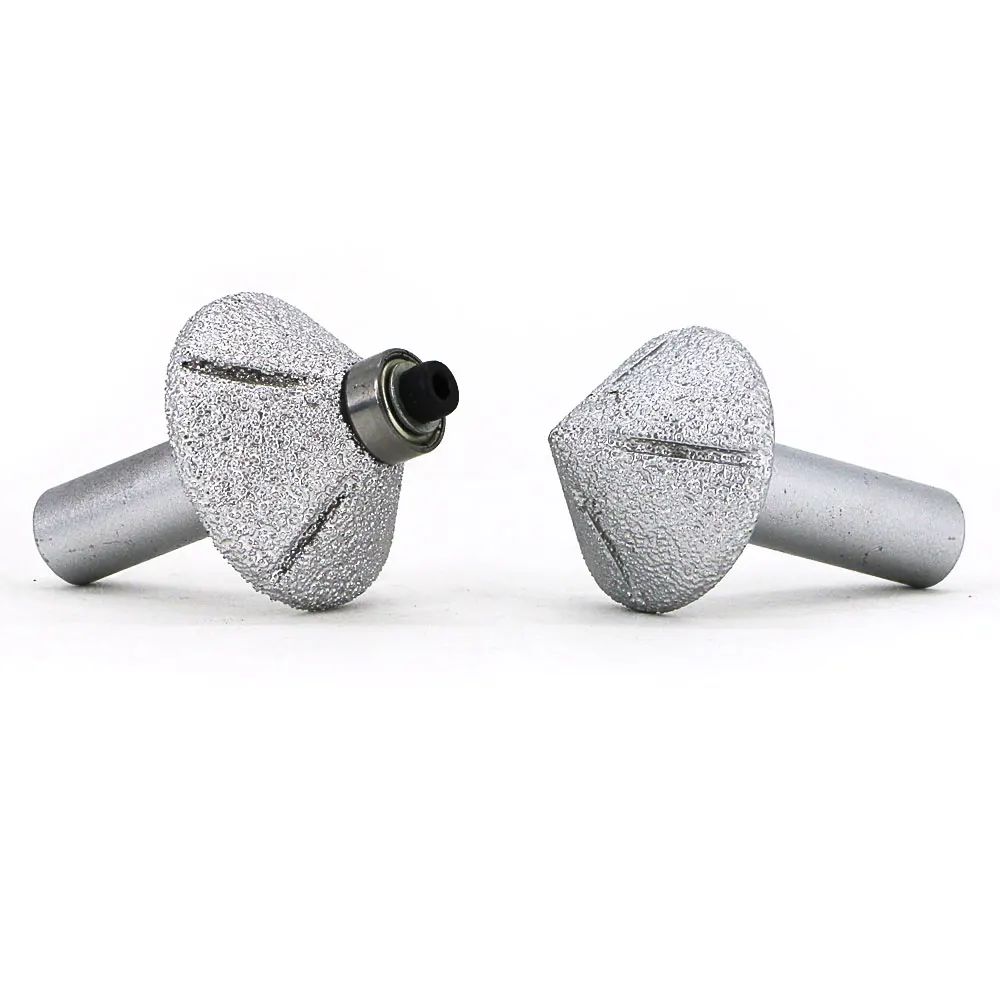 Brazed diamond inclined angle milling cutter mounted for marble grinding for grinding, patchwork of marble machine GJ016 Brazed diamond inclined angle milling cutter mounted for marble grinding for grinding, patchwork of marble machine GJ016