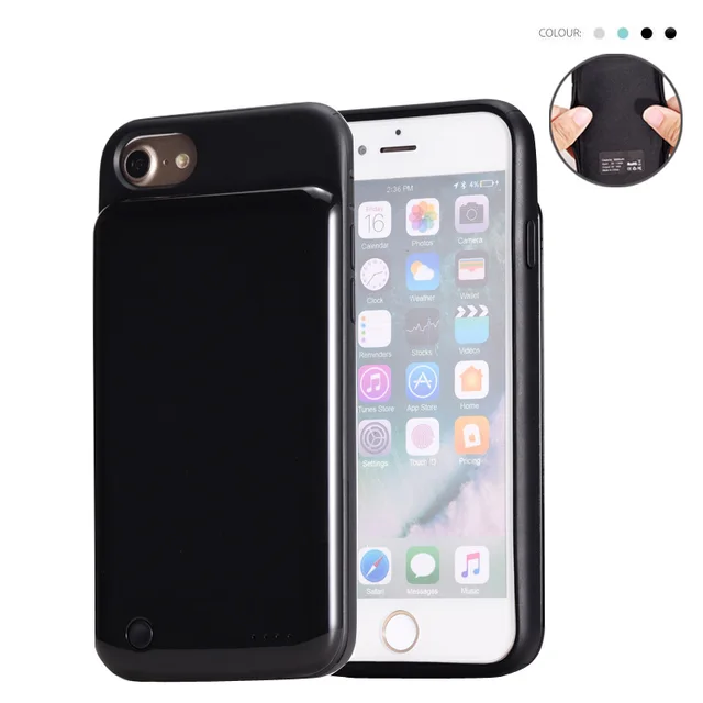 In All 5000 mAh Power Case For iPhone 7 6s 6 Battery Cover For iPhone 7 6s 6 Extend Backup