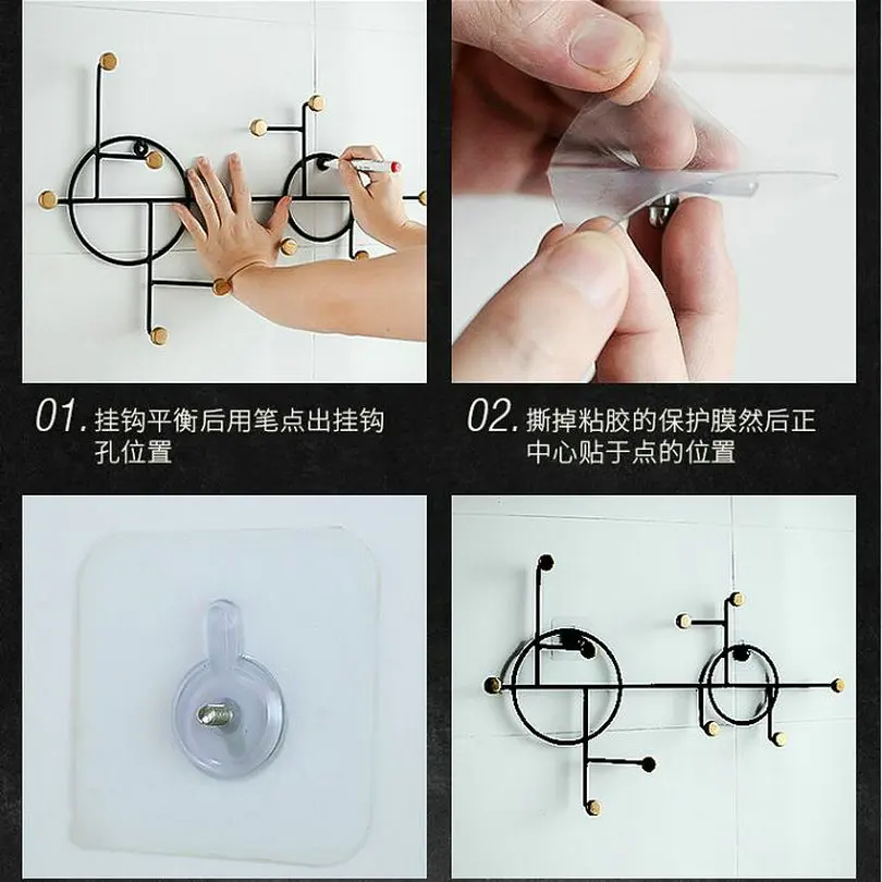 wall decoration coat key hanger hook (4)