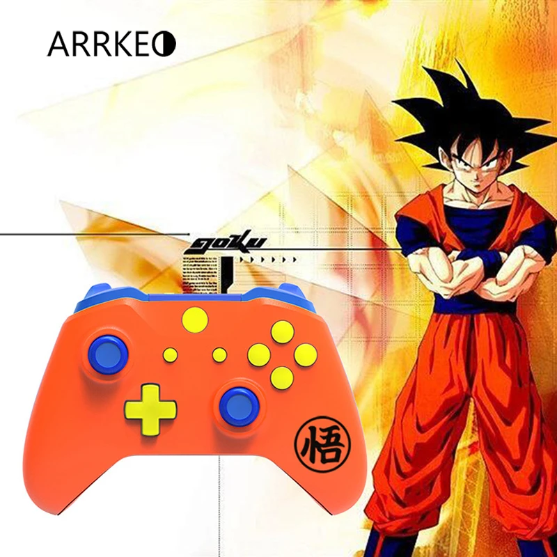 

ARRKEO DIY Matte Dragon Ball Full Custom Replacement Shell Case Cover With Buttons Mod Kit For Xbox One S/X Wireless Controller