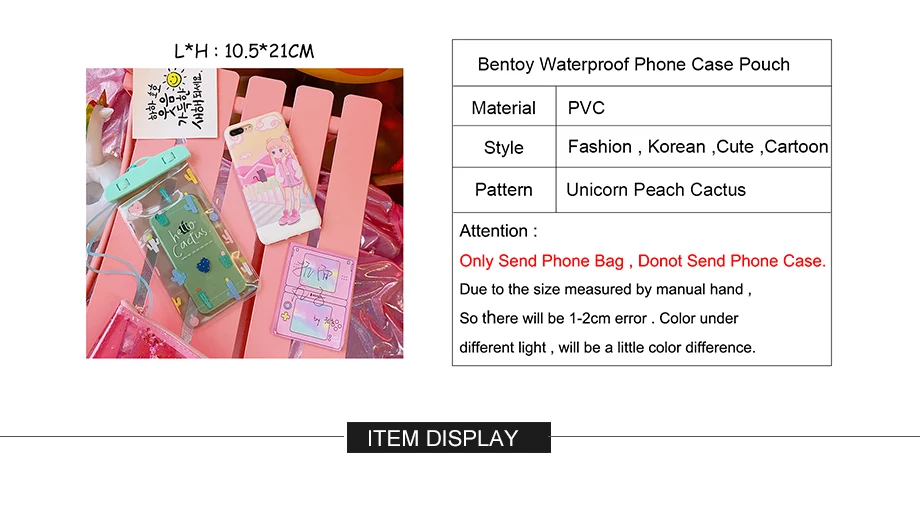 Для женщин кактус Фламинго держатель для карт с шеи веревка девушки сотовый водонепроницаемый телефон Сумки Чехол ПВХ пляж кошелек
