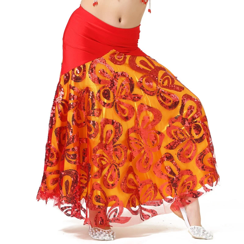 Buy Performance kids Belly Dancing Clothes Flare Long